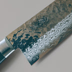 VG10 Damascus Tsuchimie Santoku 180mm