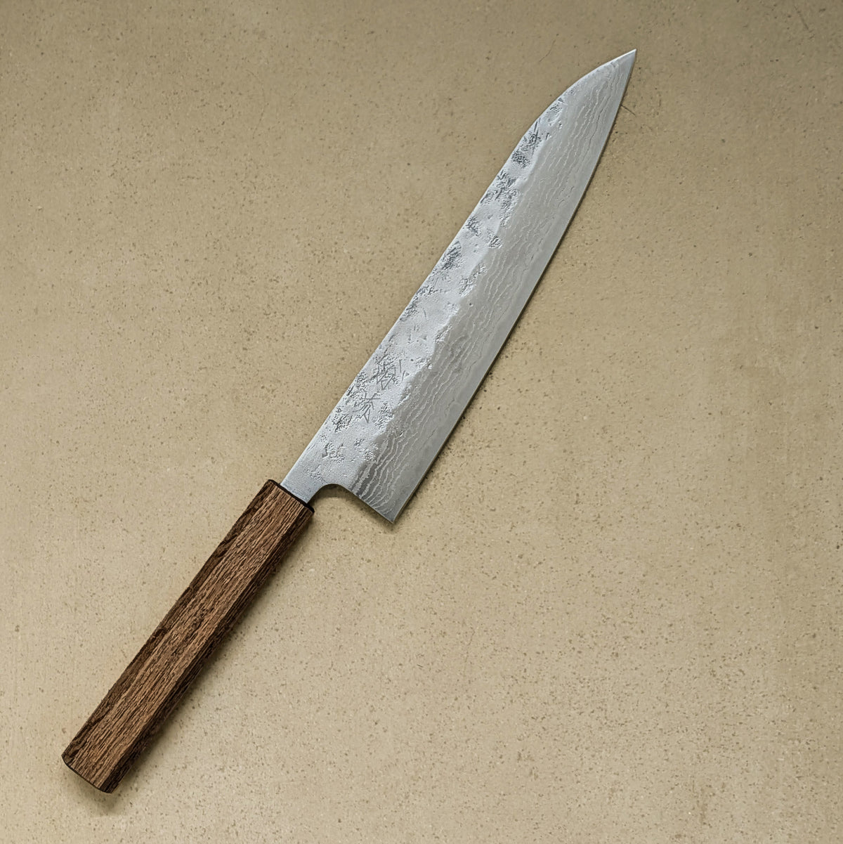 SW Washiji Damascus Gyuto 210mm Black Oak
