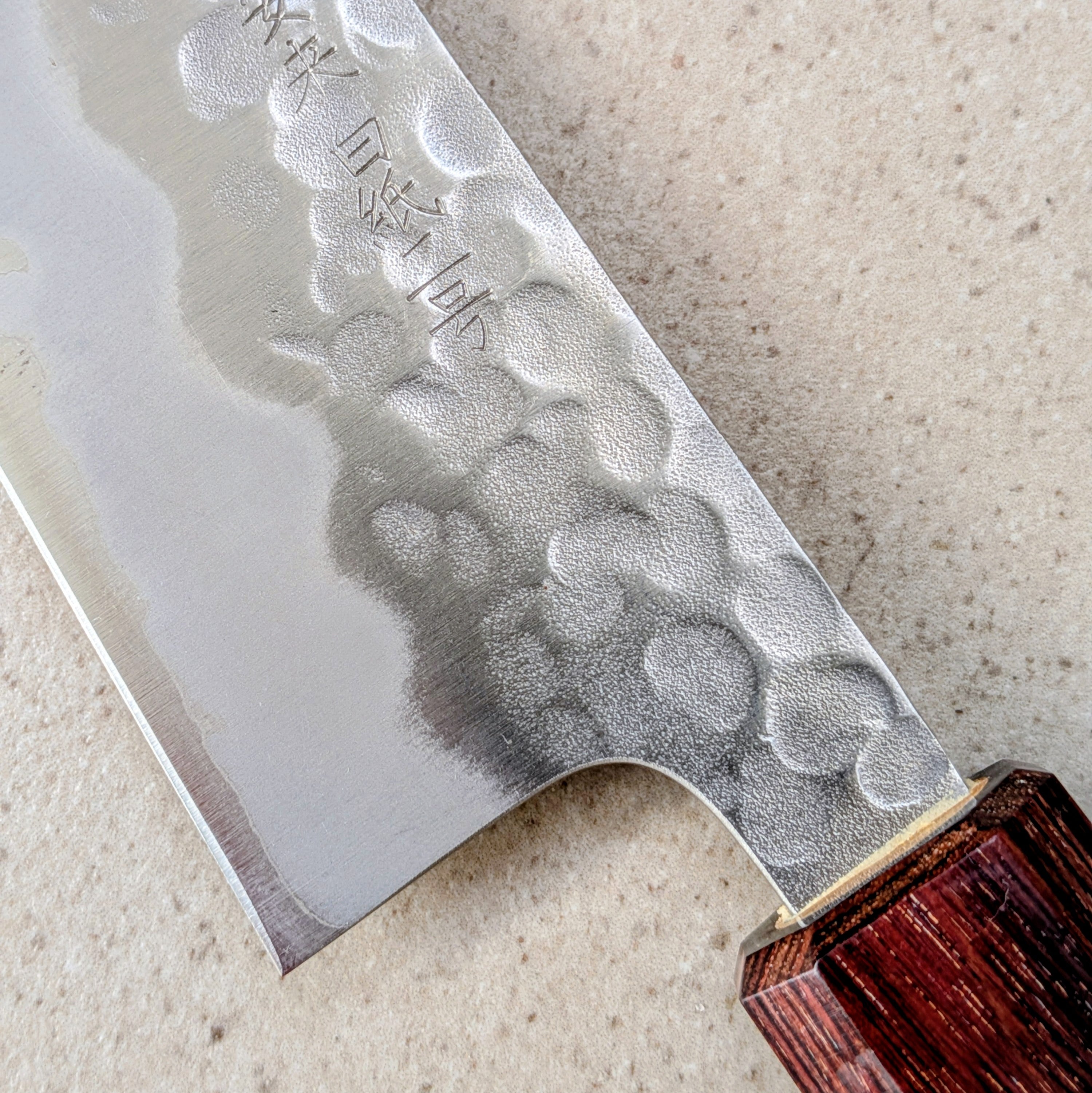 White #2 Tsuchime Gyuto 180mm Keyaki Handle