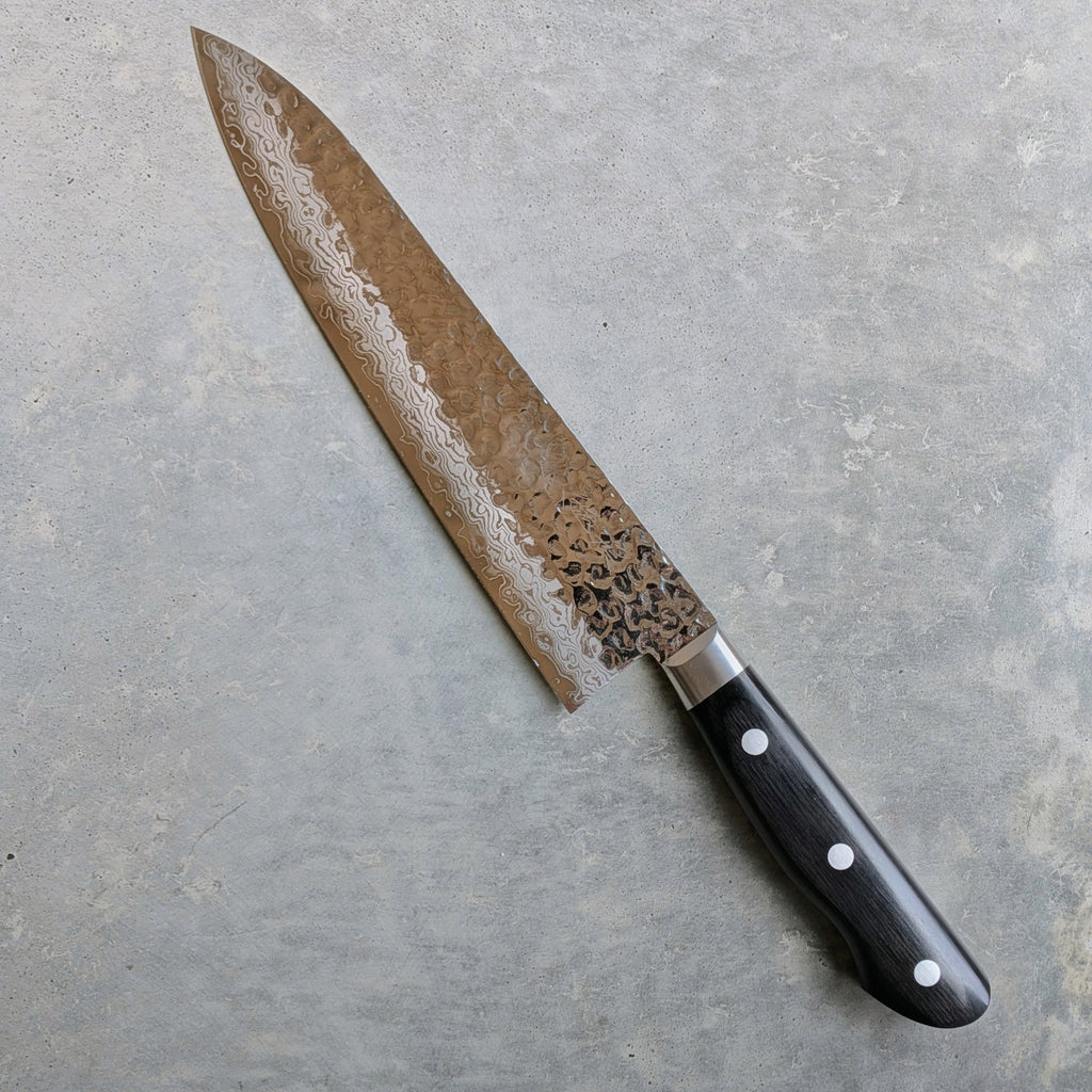 VG10 Damascus Tsuchime Gyuto 210mm