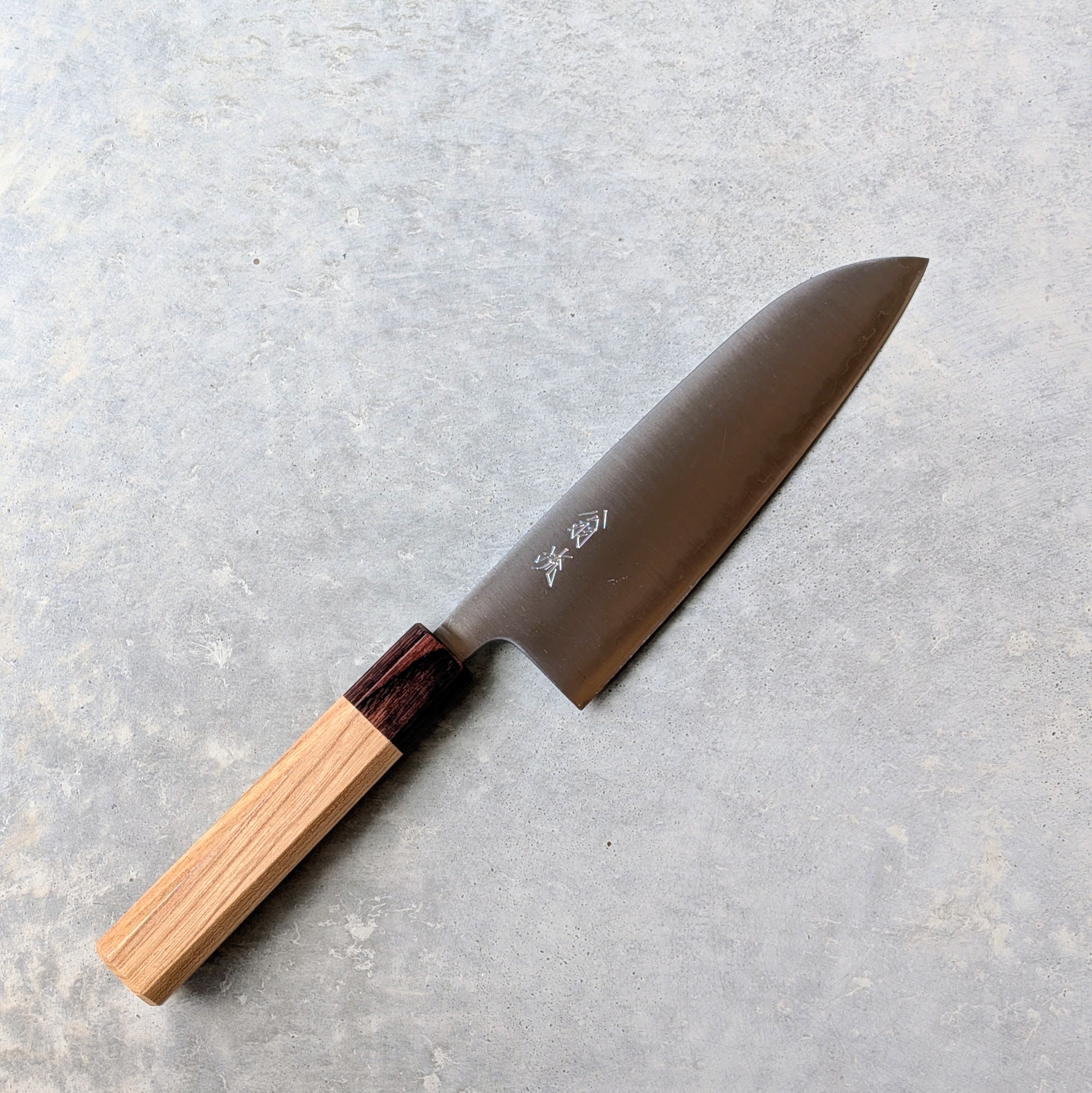 AoSuper Santoku 165 Keyaki Handle