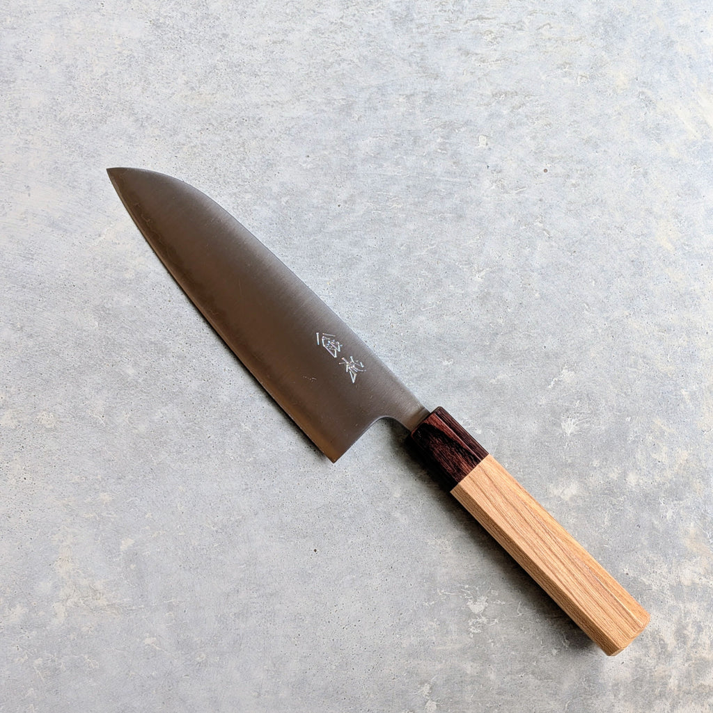 AoSuper Santoku 165 Keyaki Handle