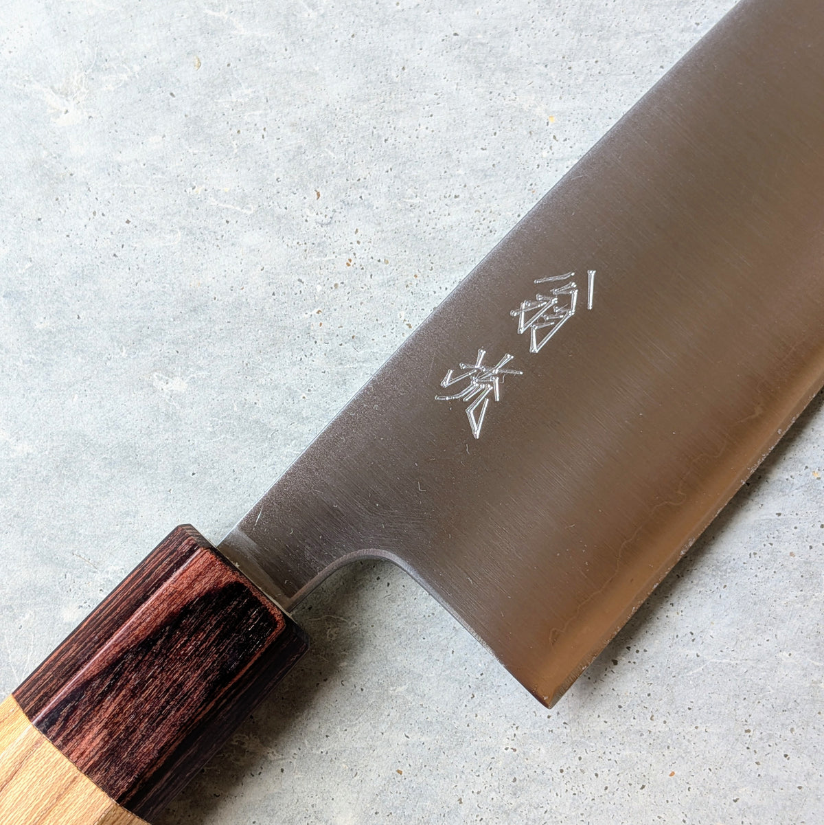 AoSuper Nakiri 165mm Keyaki Handle