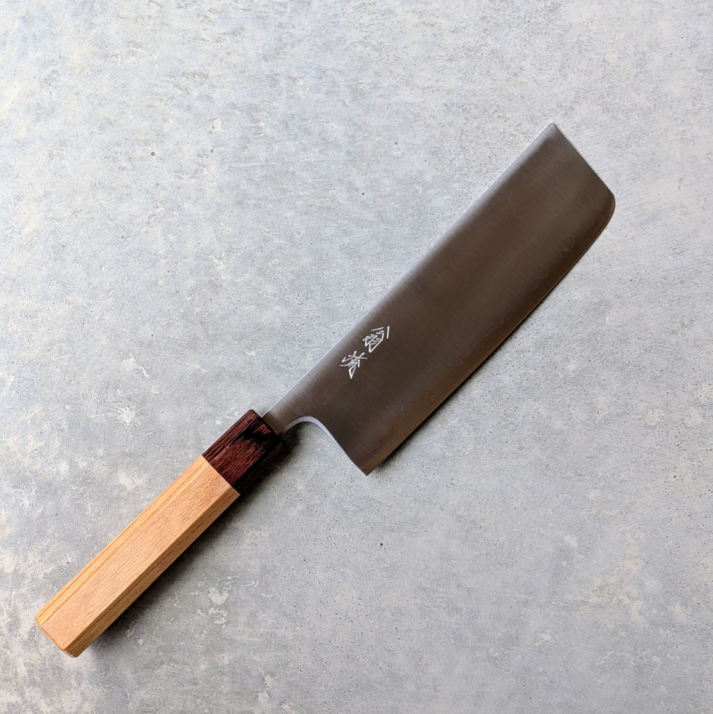 AoSuper Nakiri 165mm Keyaki Handle