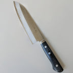 Blue Steel Santoku 165mm Black Pakkawood Handle with Bolster