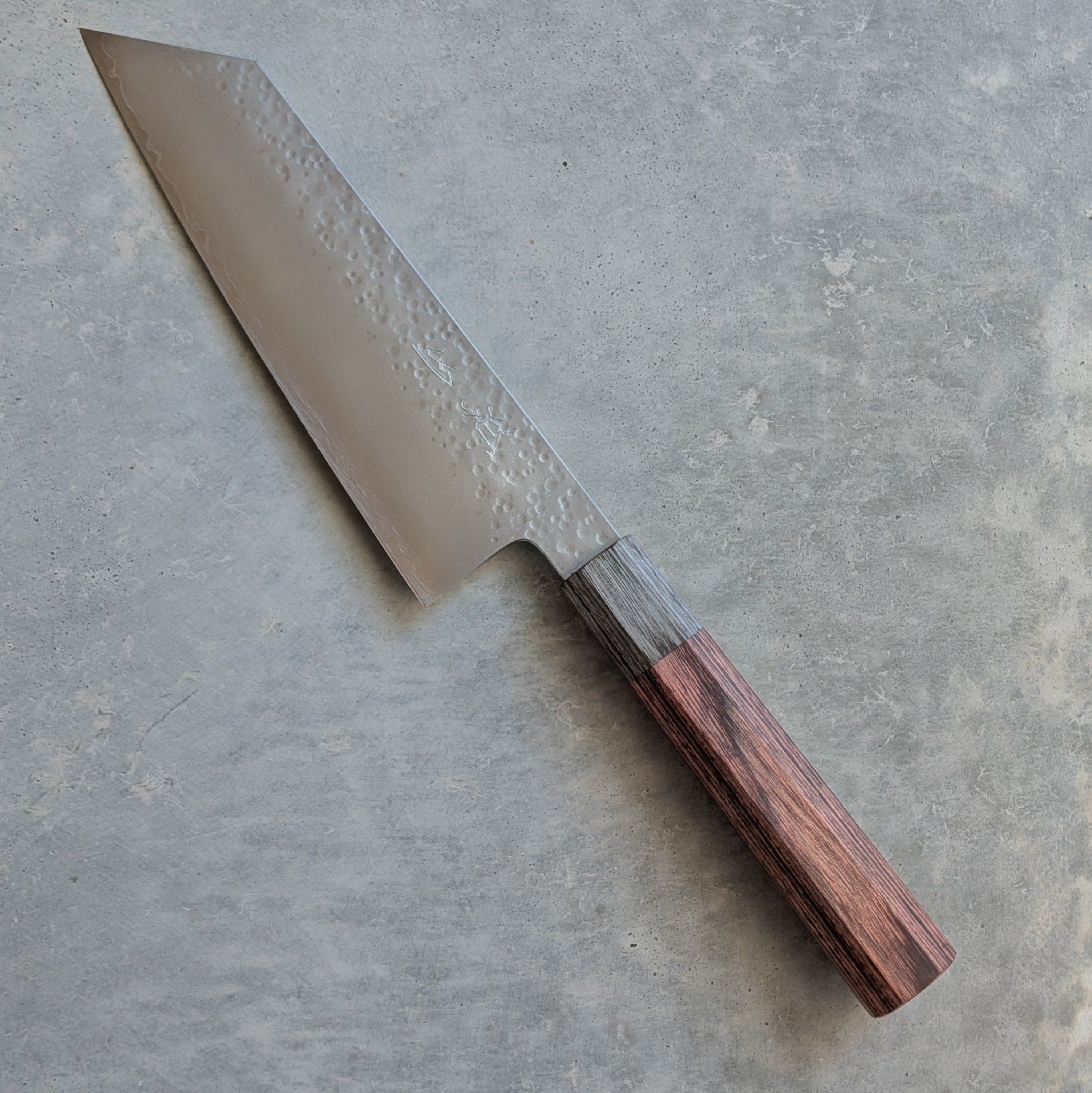 Shiosai VG10 Bunka 180mm mahogany Pakkawood