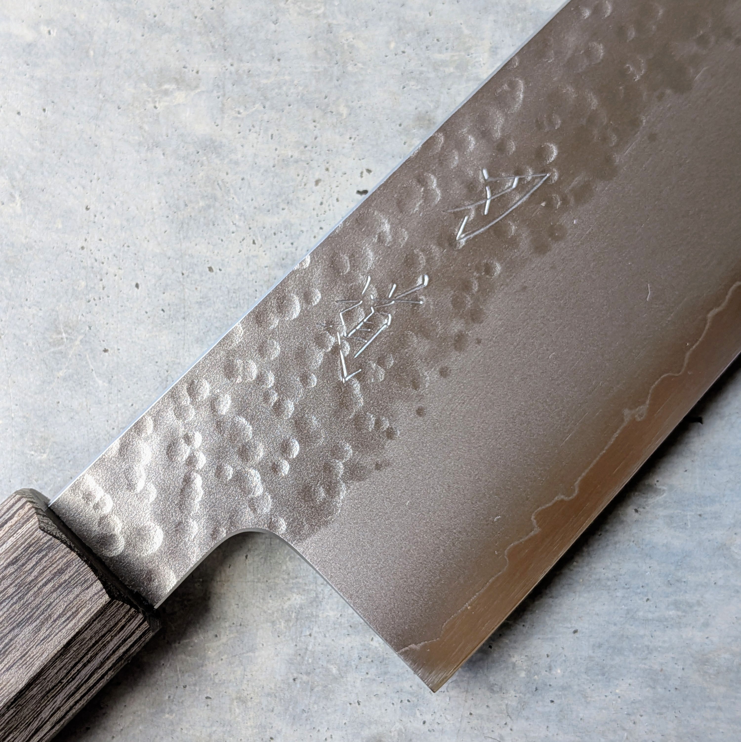 Shiosai VG10 K-Gyuto 210mm mahogany Pakkawood