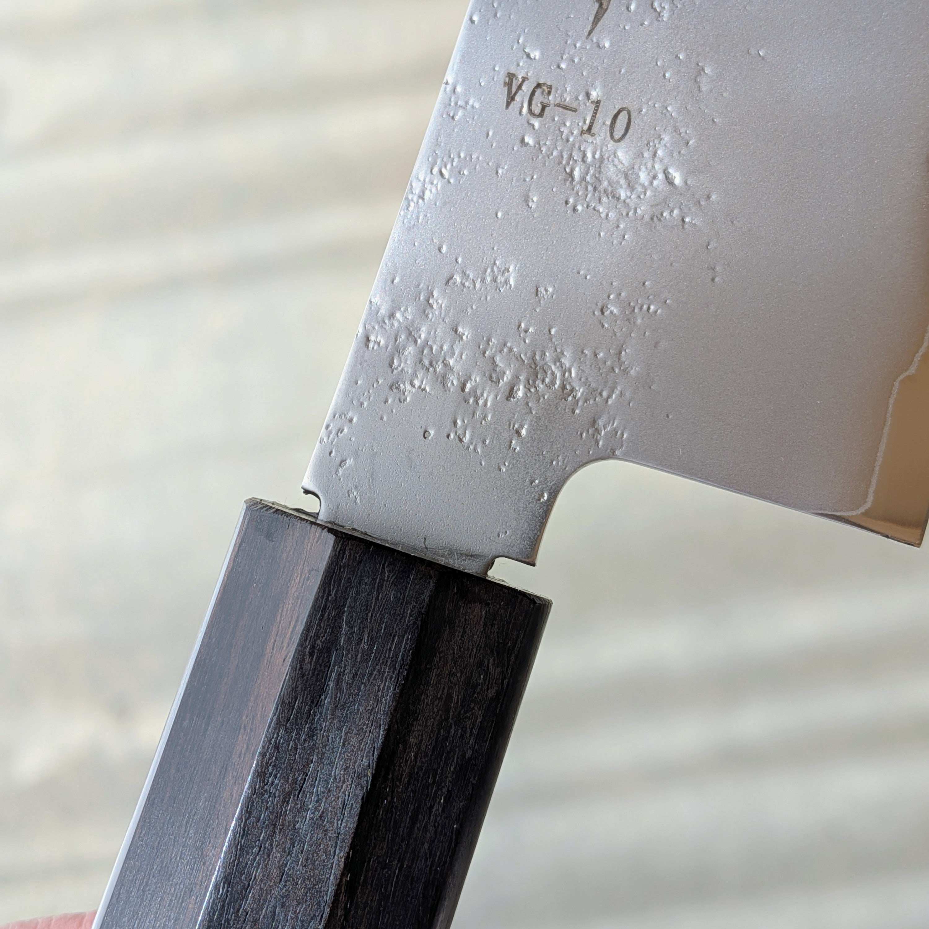 VG10 Nashiji Gyuto 210mm Ebony Handle