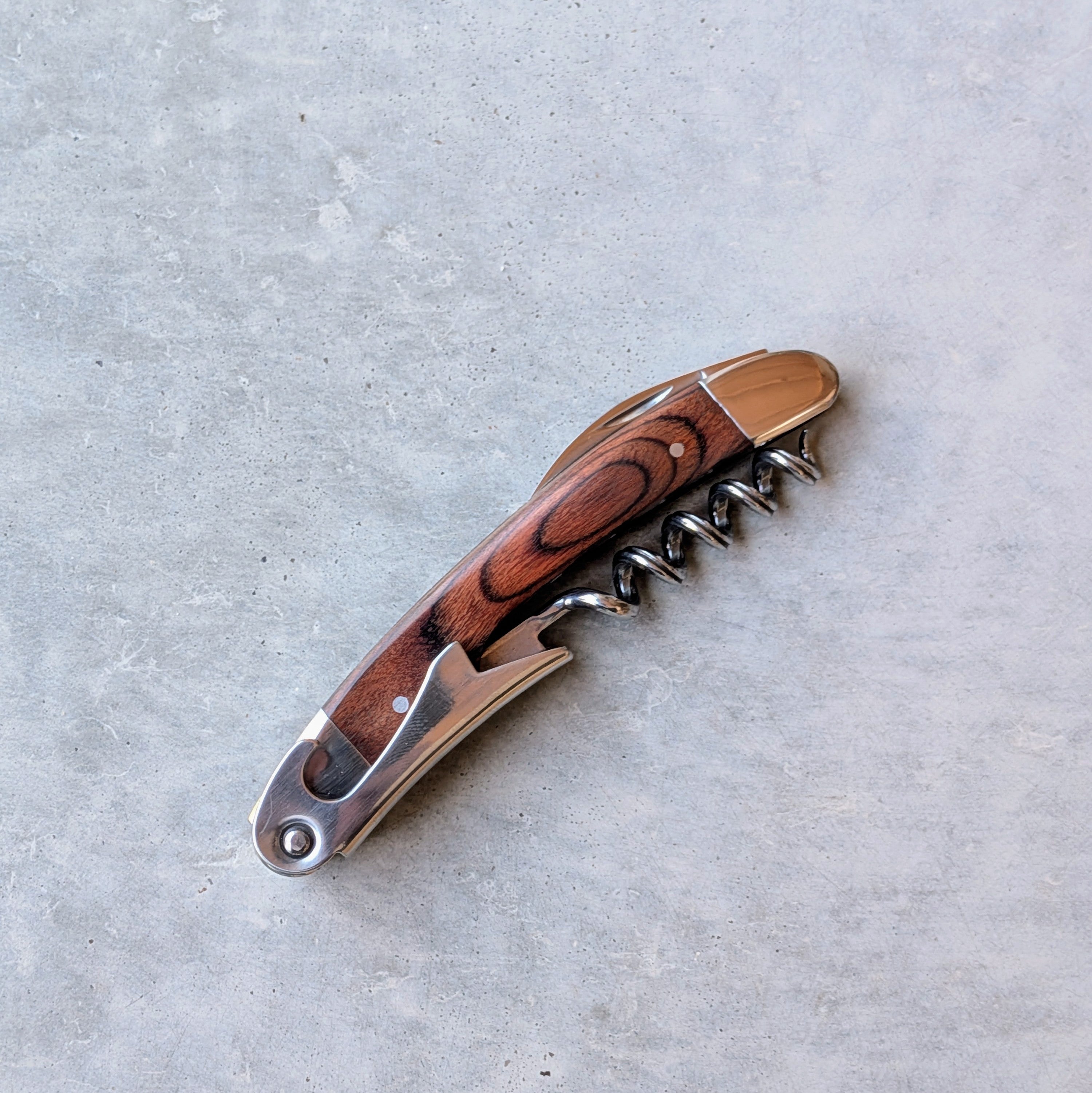 Sommelier Knife with Mahogany Handle