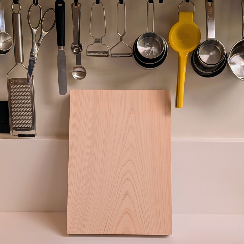 Shimanto Hinoki Cypress Cutting Board (350x250x30mm)