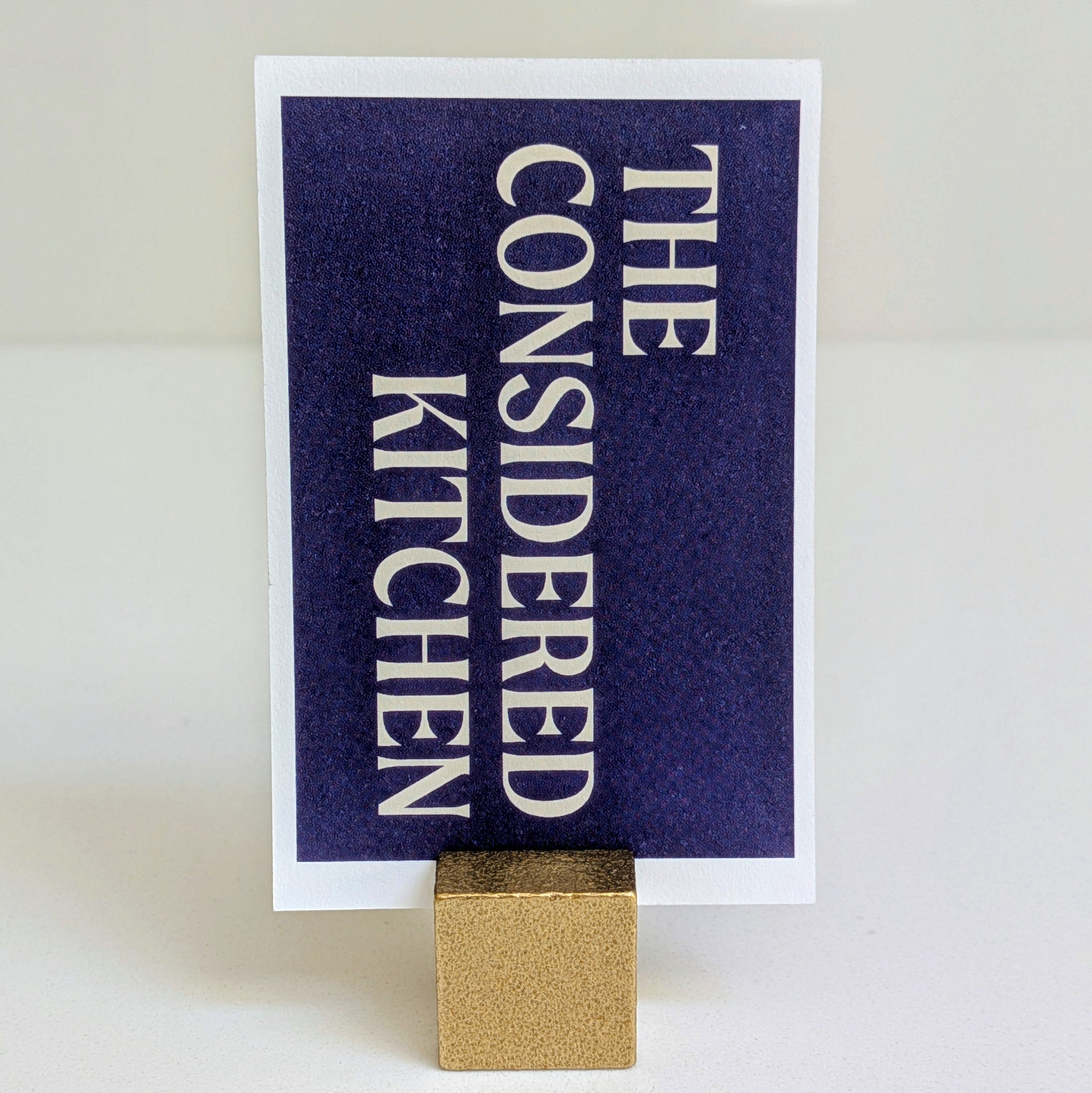 Brass Card Stand