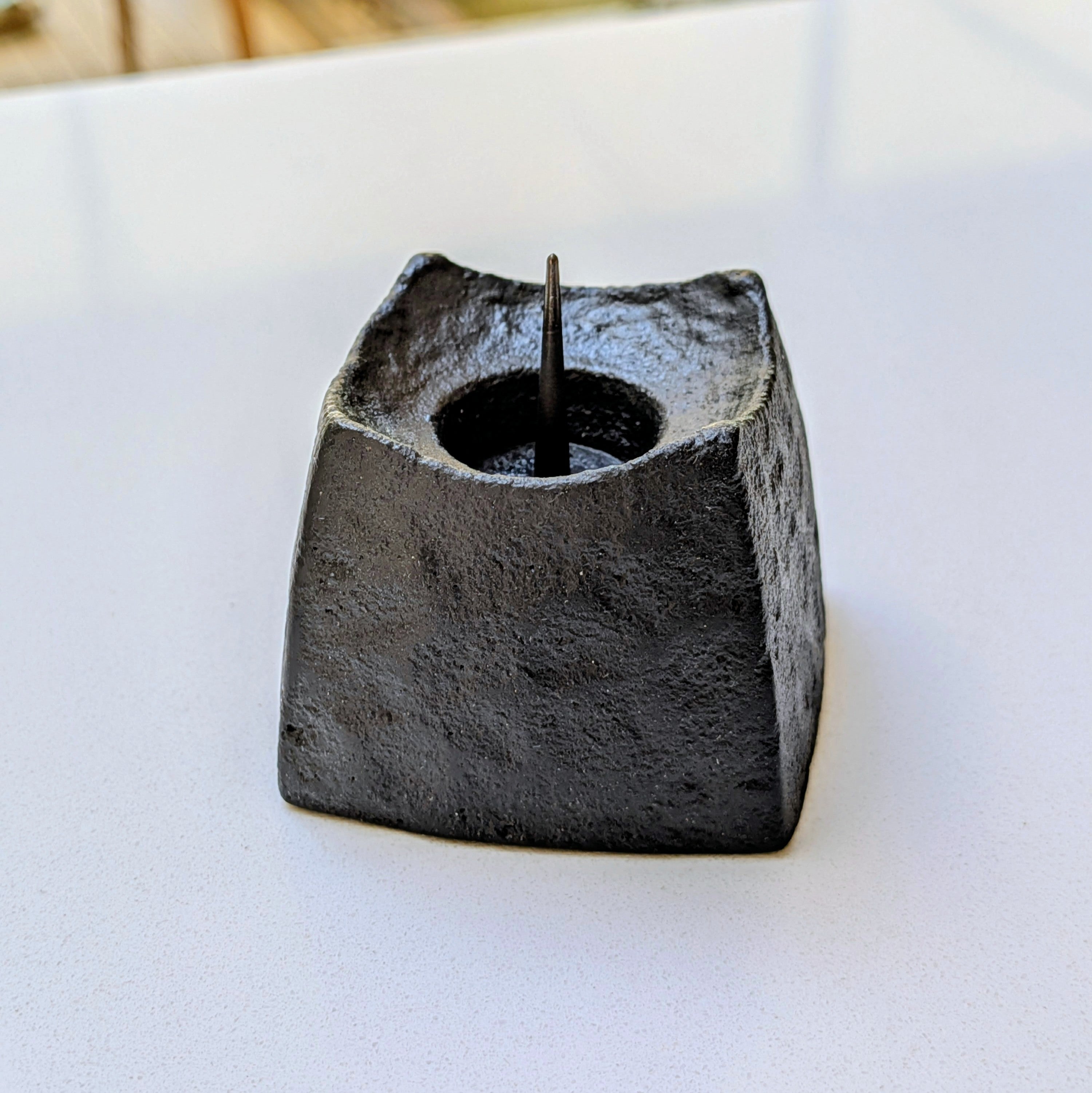 Iron Candle Holder Square