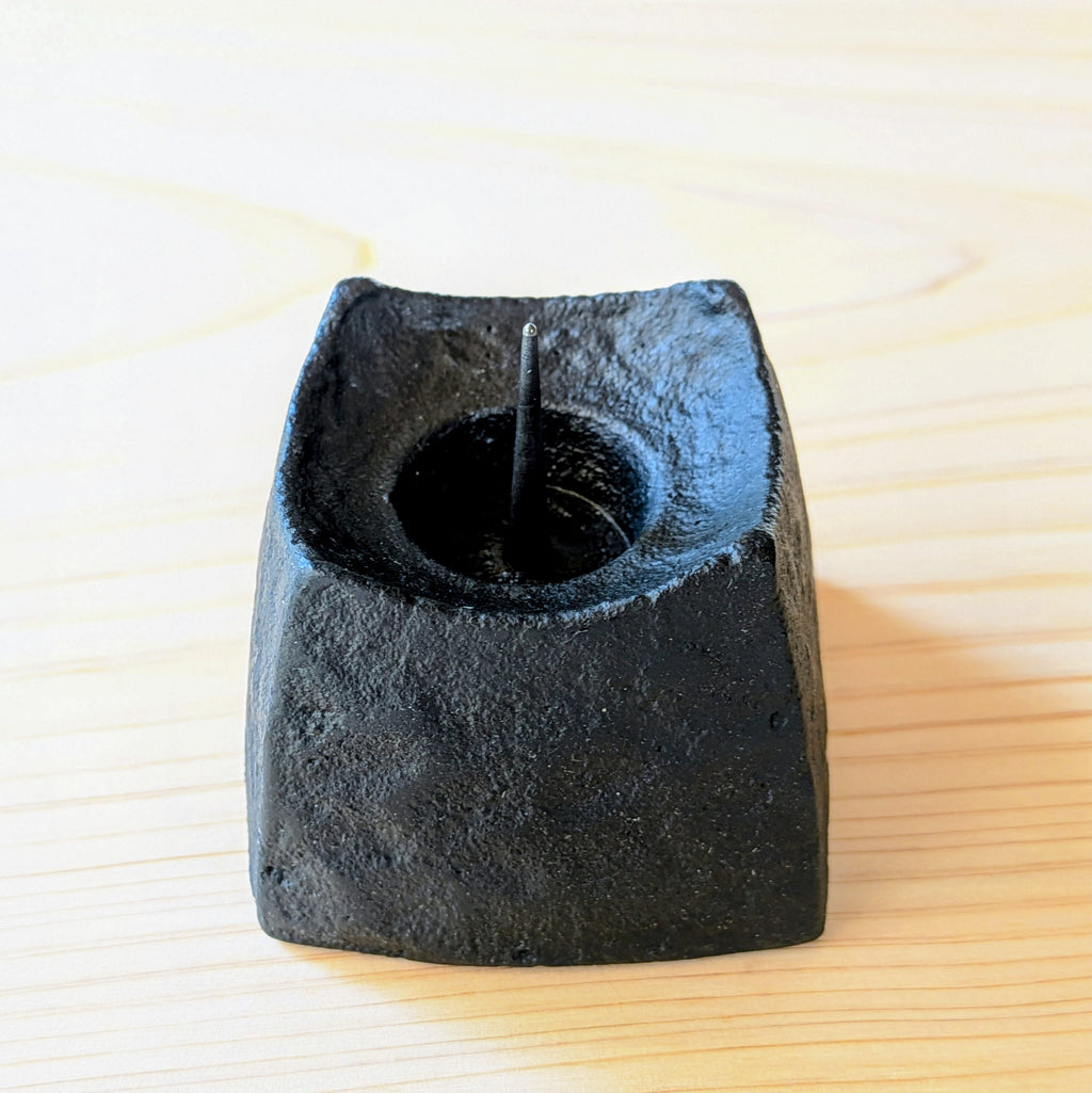 Iron Candle Holder Square