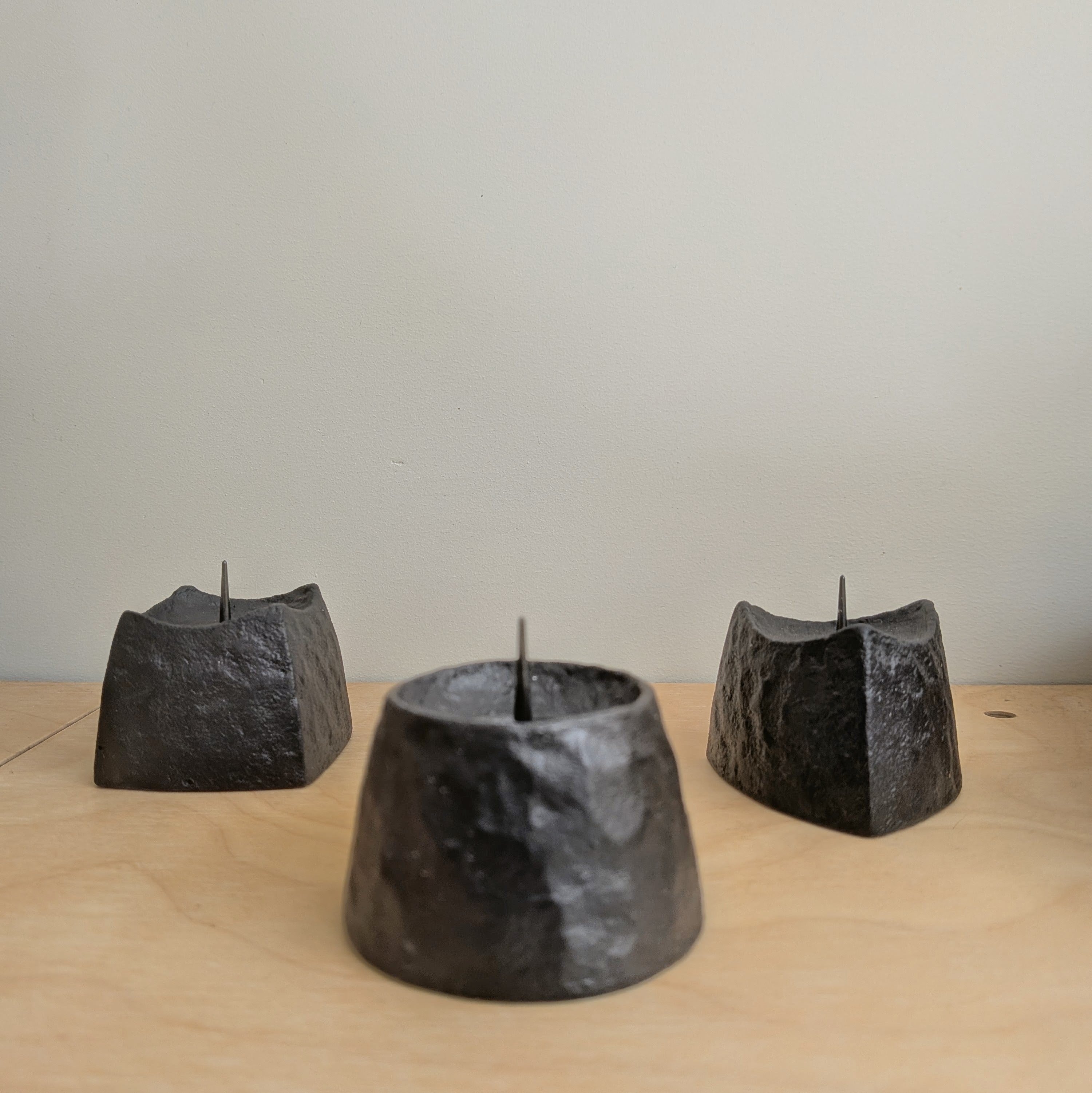 Iron Candle Holder Square